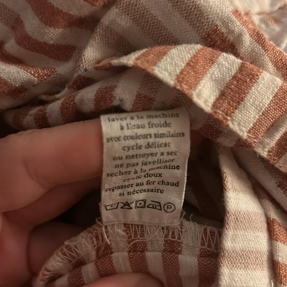 Ace & Jig Cotton Stripped Jumpsuit Romper Play suit  size M medium - Picture 3 of 8